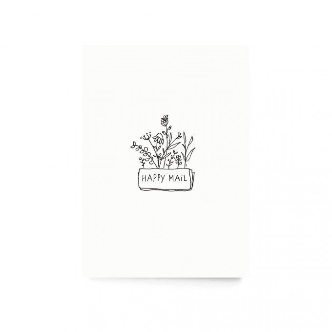 sonst noch was? Postkarte "Happy Mail"