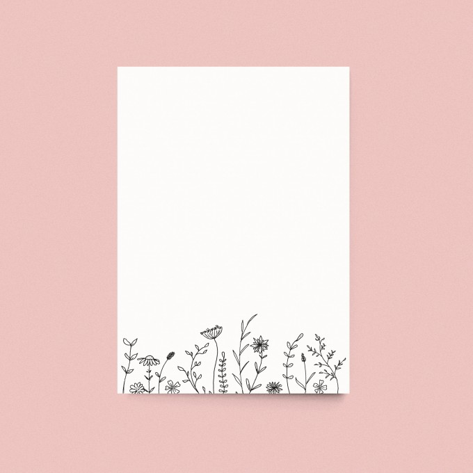 sonst noch was? Postkarte "Blumenwiese"
