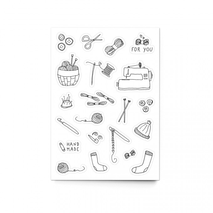 sonst noch was? Stickerbogen A6 “Handmade” 
