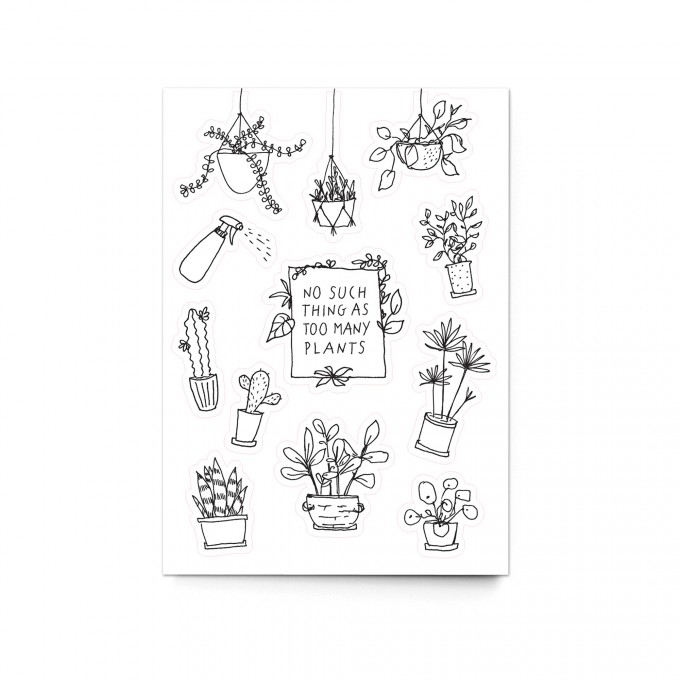sonst noch was? Stickerbogen A6 “Plant Lady” 