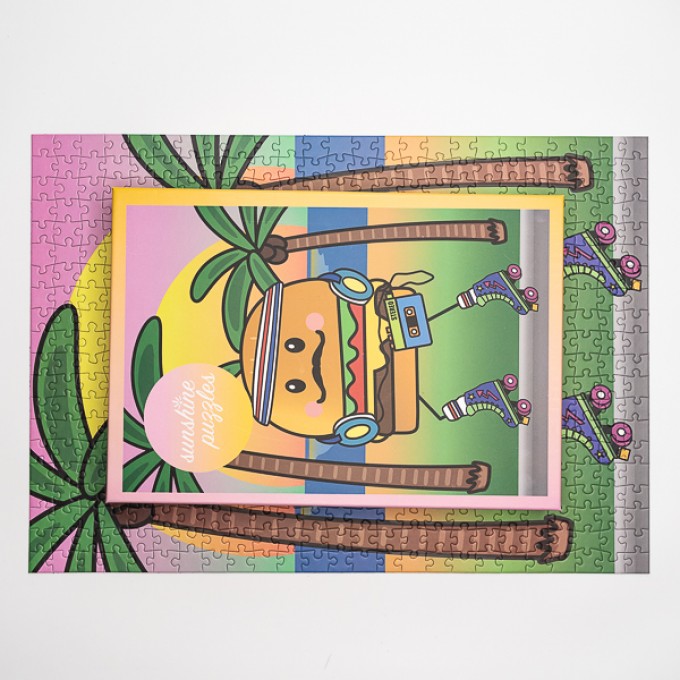 SUNSHINE PUZZLES, MOTIV "SUNDAYS", 500 TEILE PUZZLE