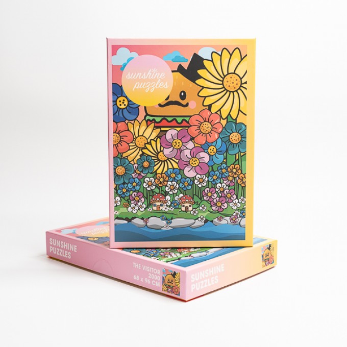 SUNSHINE PUZZLES, MOTIV "THE VISITOR", 2000 TEILE PUZZLE