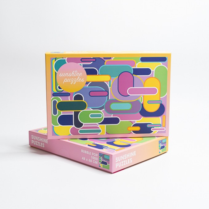 SUNSHINE PUZZLES, MOTIV "BUBBLE POP", 1000 TEILE PUZZLE