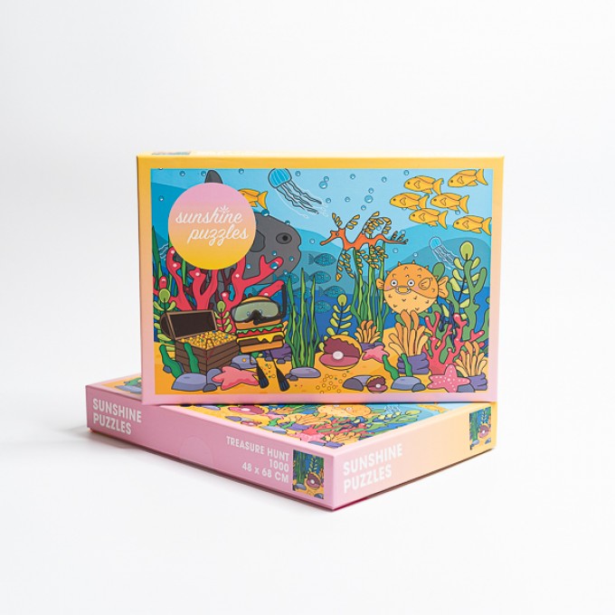 SUNSHINE PUZZLES, TREASURE HUNT, 1000 TEILE Puzzle