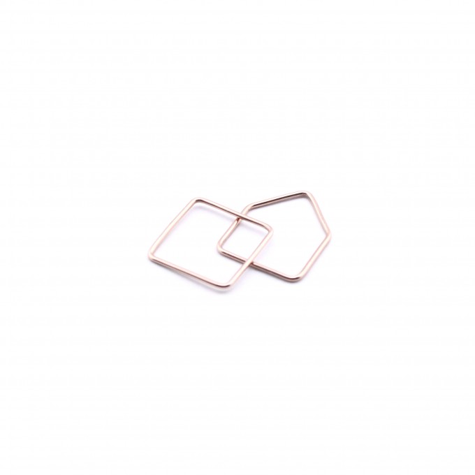 "STARSOME" Ring Set in ROSÈGOLD von Weiskönig Jewelry