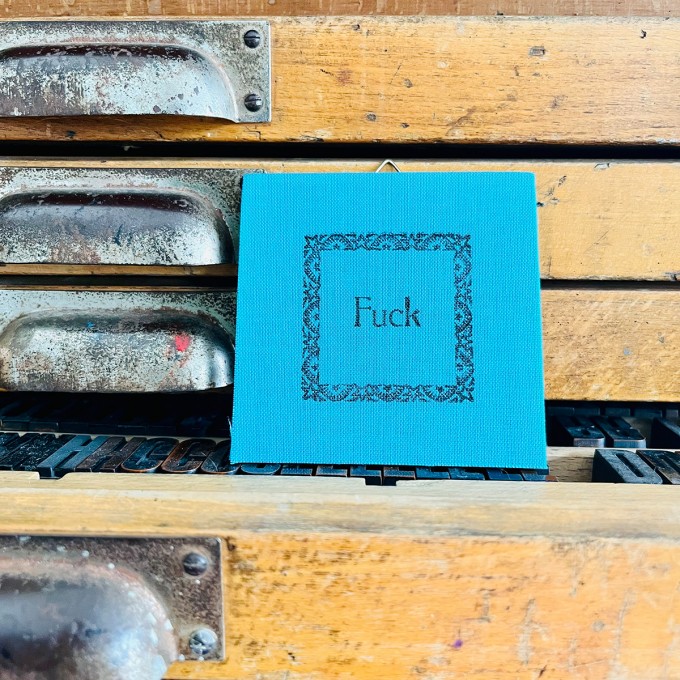 Fuck
Letterpress von papelami