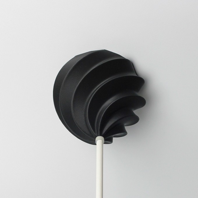 canopie® - Lampenbaldachin – Sahnehäubchen Mattschwarz