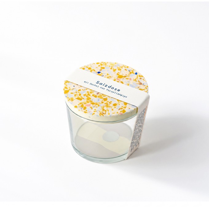 Salzdose / Creme-ocker / 220ml / objet vague
