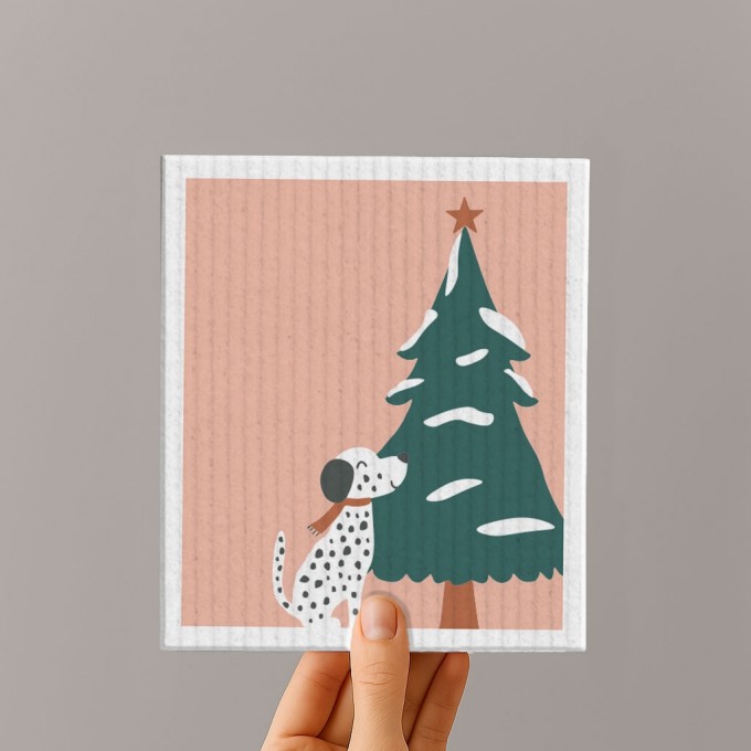 Schwammtuch - Weihnachten - Nr. 27 - Naturbedacht