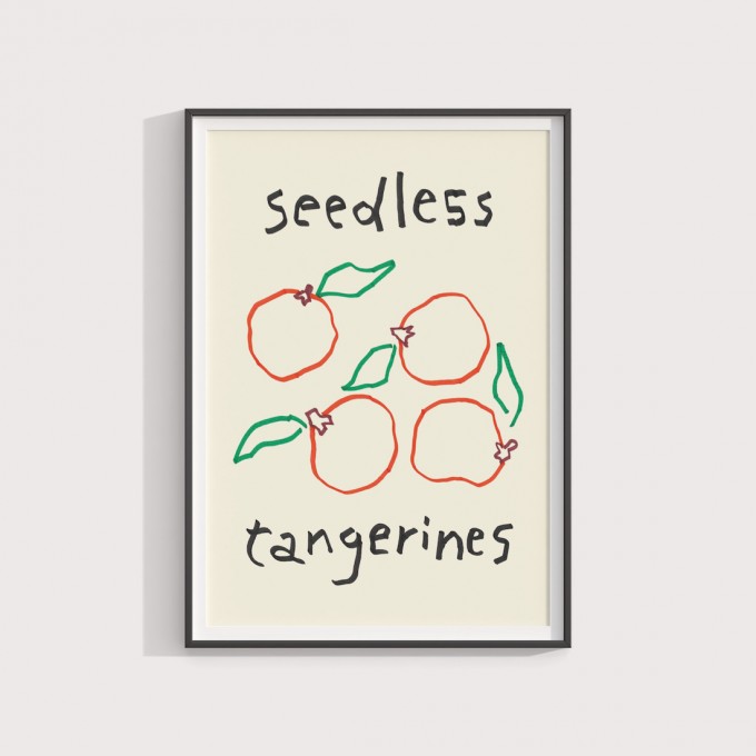 Seedless tangerines – Print von Lavanda Posters