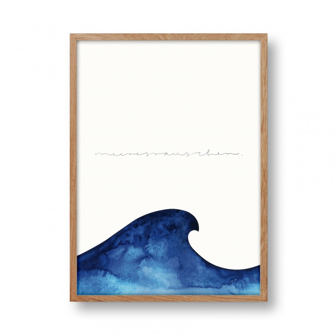 Meeresrauschen, Poster Meer - SANS.