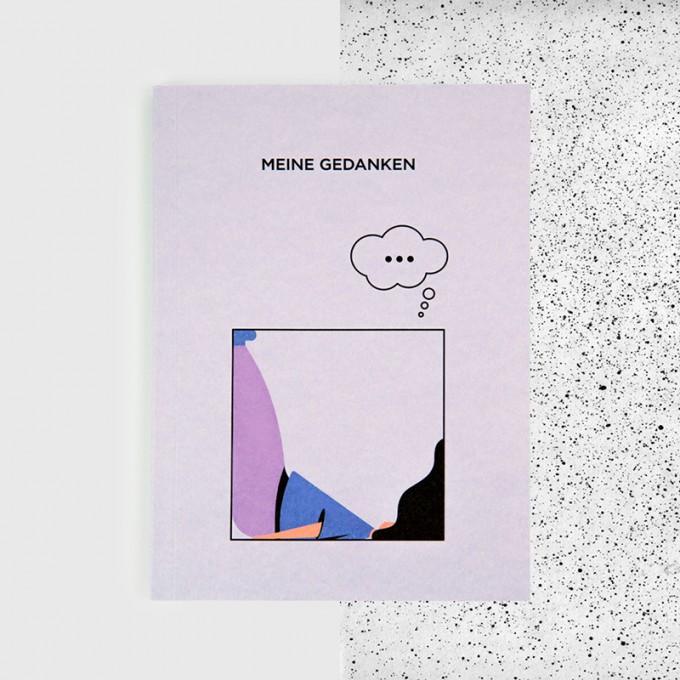 ela gabriela design "Meine Gedanken" – Notizbuch