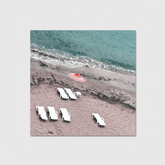 ZEITLOOPS "Strandliegen", Poster