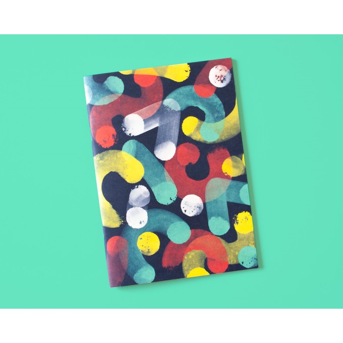 Notizheft A5 Strokes dark blue // Papaya paper products