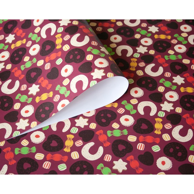 3er Set Geschenkpapier Weihnachtsplätzchen // Papaya paper products