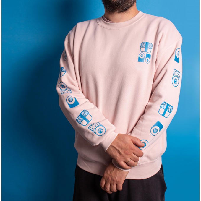 Martin Krusche - Sweater rosé »Sushi Ultras«