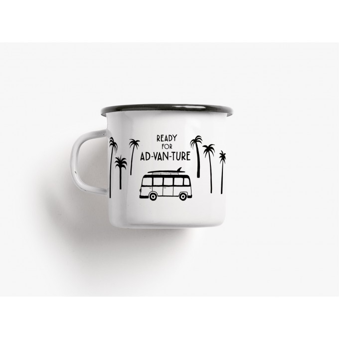 typealive / Emaillebecher Tasse / Ad Van Ture