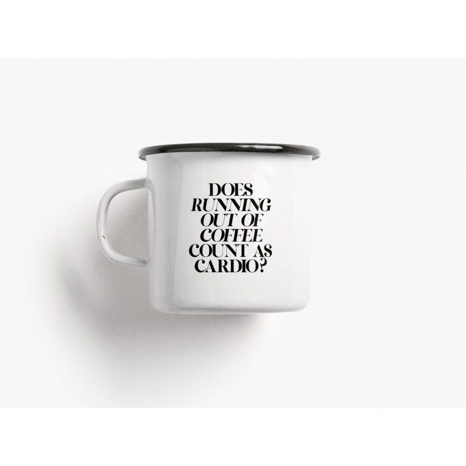typealive / Emaillebecher Tasse / Cardio
