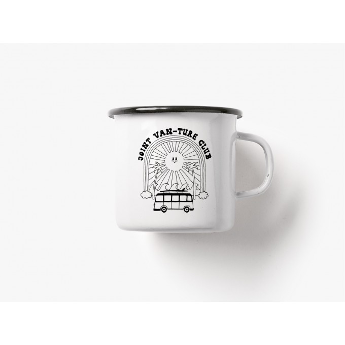 typealive/ Emaillebecher Tasse / Joint Vanture Club