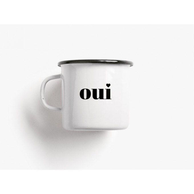 typealive / Emaillebecher Tasse / Qui Non
