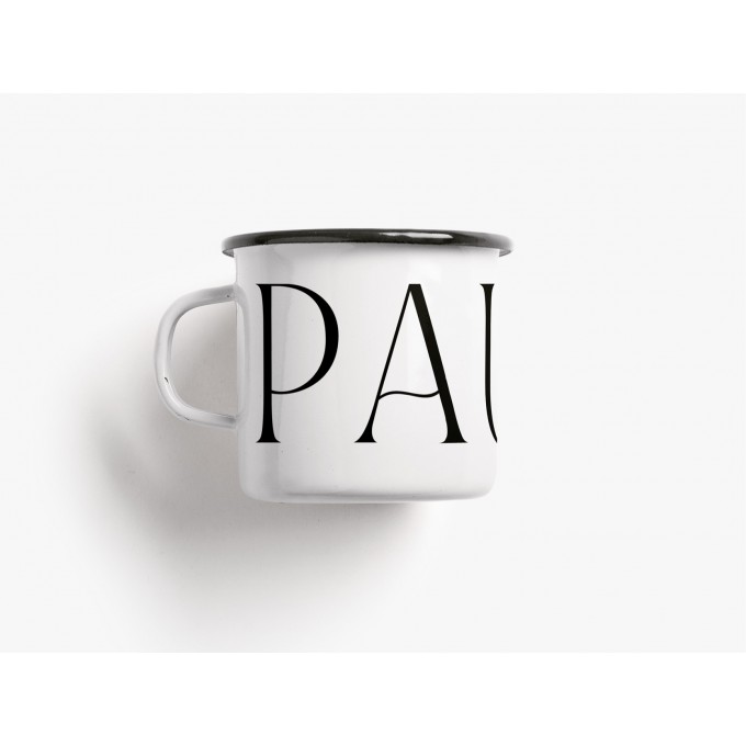 typealive / Emaillebecher Tasse / Pause