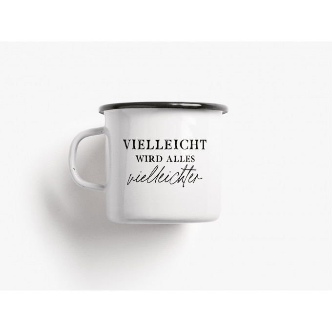 typealive / Emaillebecher Tasse / Vielleichter
