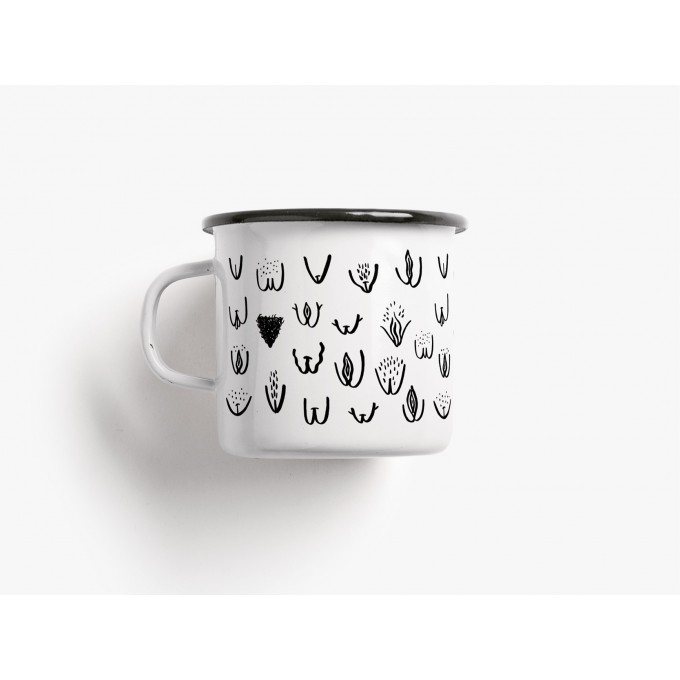 typealive / Emaillebecher Tasse / Vulvarines