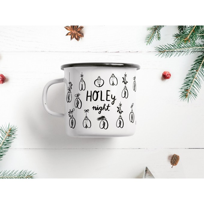 typealive / Emaillebecher Tasse / Holey Night