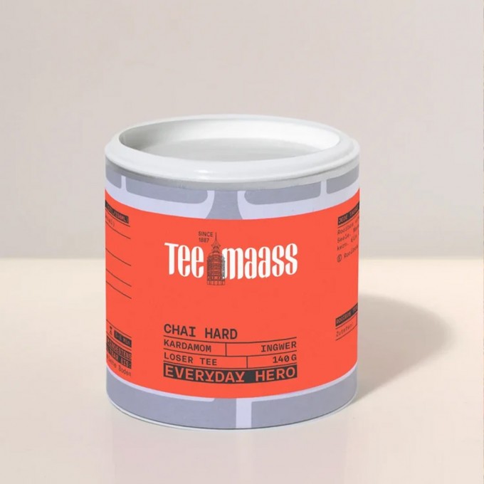 CHAI HARD Rooibostee mit Kardamom & Ingwer - TEE MAASS