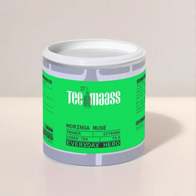 MORINGA MUSE Grüntee mit Ingwer & Zitrone - TEE MAASS