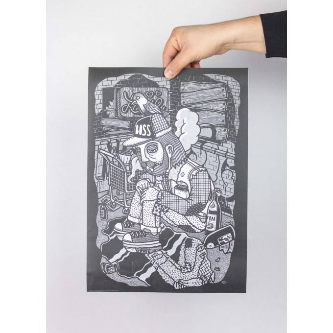 Martin Krusche - Poster »The Poor« DIN A3