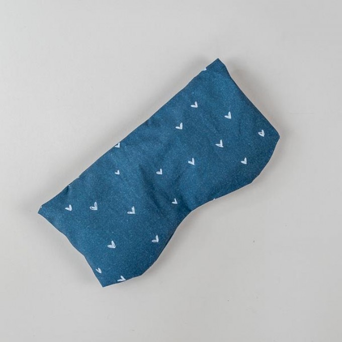 Yoga Augenkissen mit abnehmbaren Bezug „Blau“ Lavendelduft - Tochter von Walter 