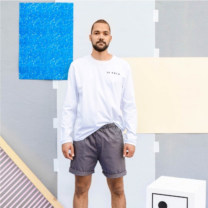 #01 Longsleeve weiß // LE GOLD