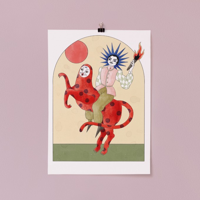 The Naughty District - Print »Medieval Bizarre«, DINA4