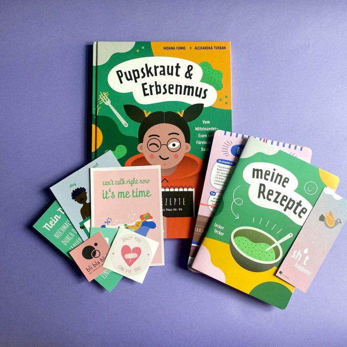 bli bla blub Verlag Kinderbuch Pupskraut & Erbsenmus mit vielen tollen Extras