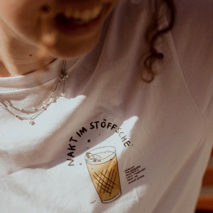 nakt® NAKT IM STÖFFSCHE T-Shirt, weiß (unisex)