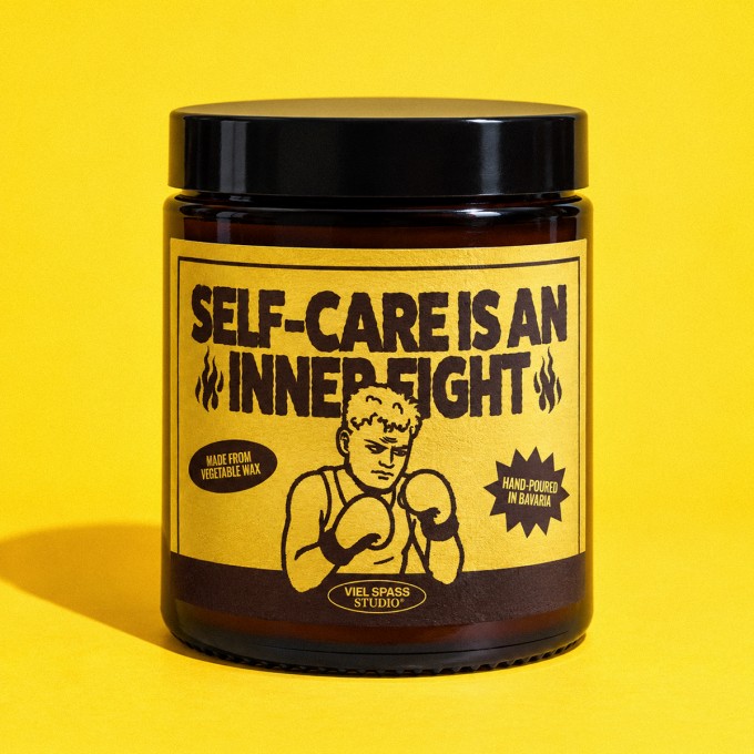 Self-Care is an inner fight Duftkerze – Viel Spass Studio