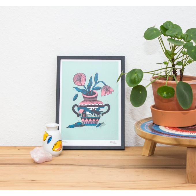 Martin Krusche - Fineartprint »Vase« DIN A4