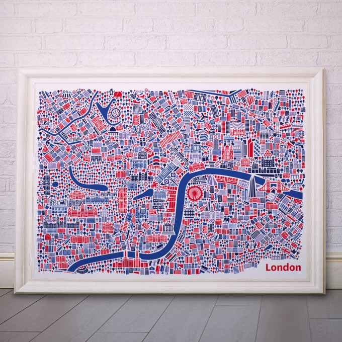 Vianina London Poster 100 x 70