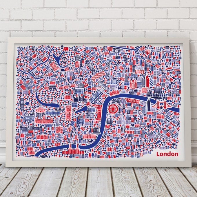 Vianina London Poster 70 x 50