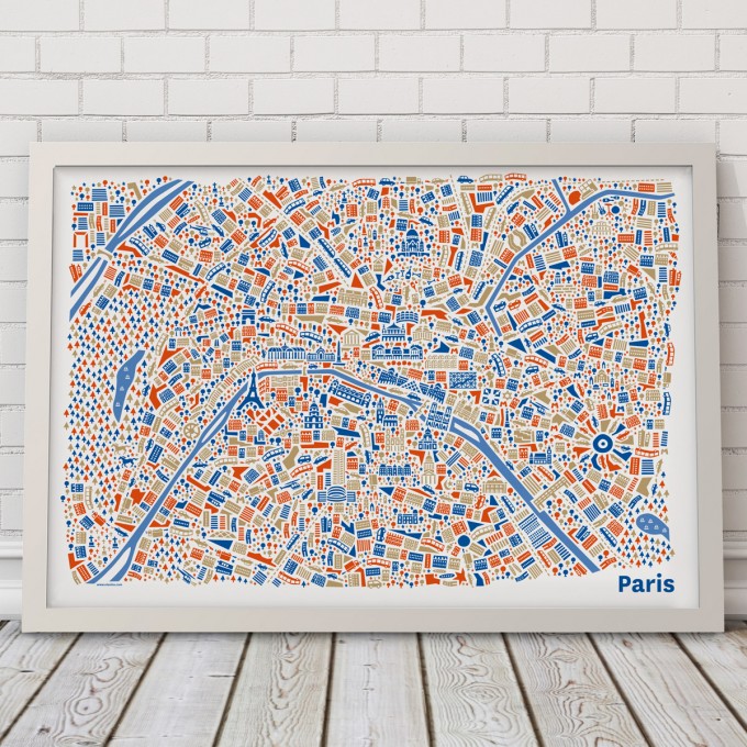 Vianina Paris Poster 70 x 50