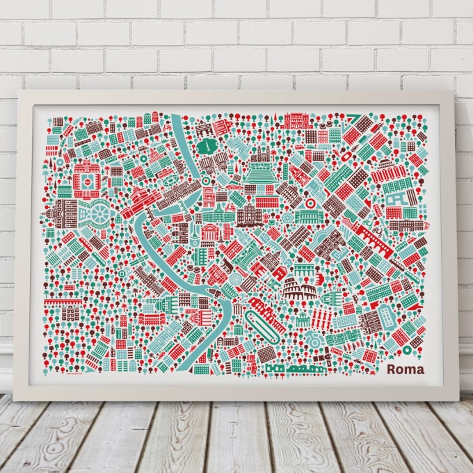 Vianina Rom Poster 100x70