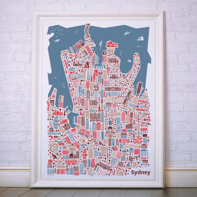 Vianina Sydney Poster 50x70