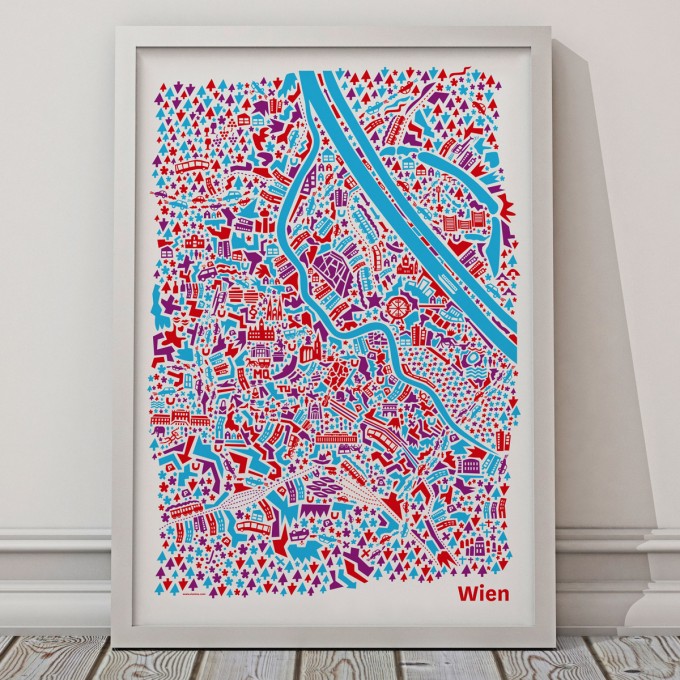 Vianina Wien Poster 50 x 70