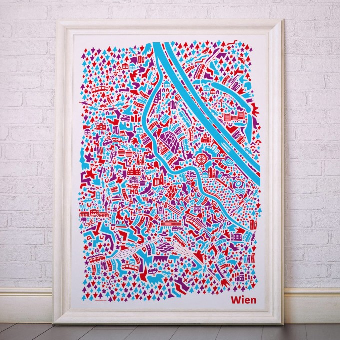 Vianina Wien Poster 70 x 100