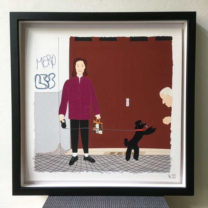 Neighbour Series „Neighbour No. 14“ – Giclée-Druck, Format 28 x 28 cm 