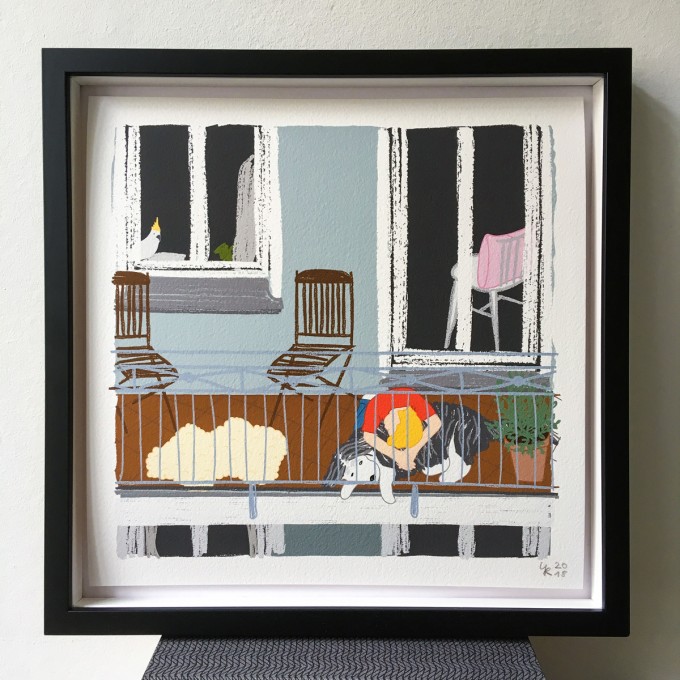Neighbour Series „Neighbour No. 18“ – Giclée-Druck, Format 28 x 28 cm 
