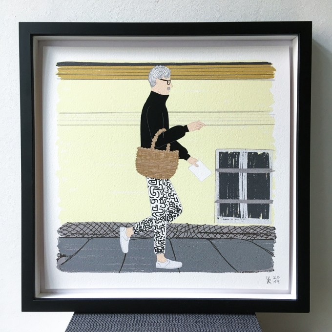 Neighbour Series „Neighbour No. 30“ – Giclée-Druck, Format 28 x 28 cm 