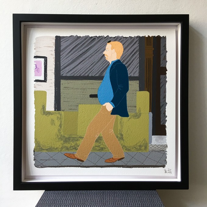 Neighbour Series „Neighbour No. 34“ – Giclée-Druck, Format 28 x 28 cm 