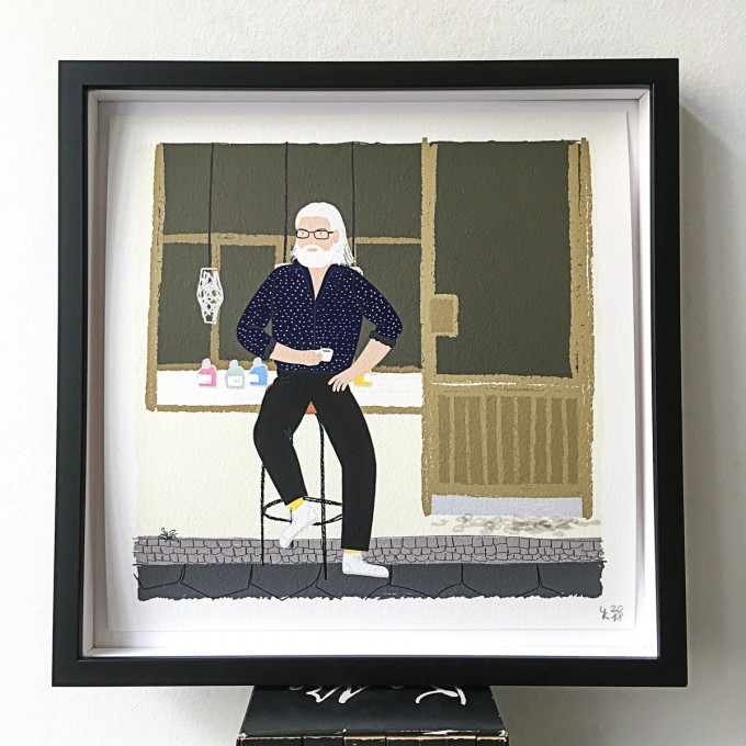 Neighbour Series „Neighbour No. 7“ – Giclée-Druck, Format 28 x 28 cm 